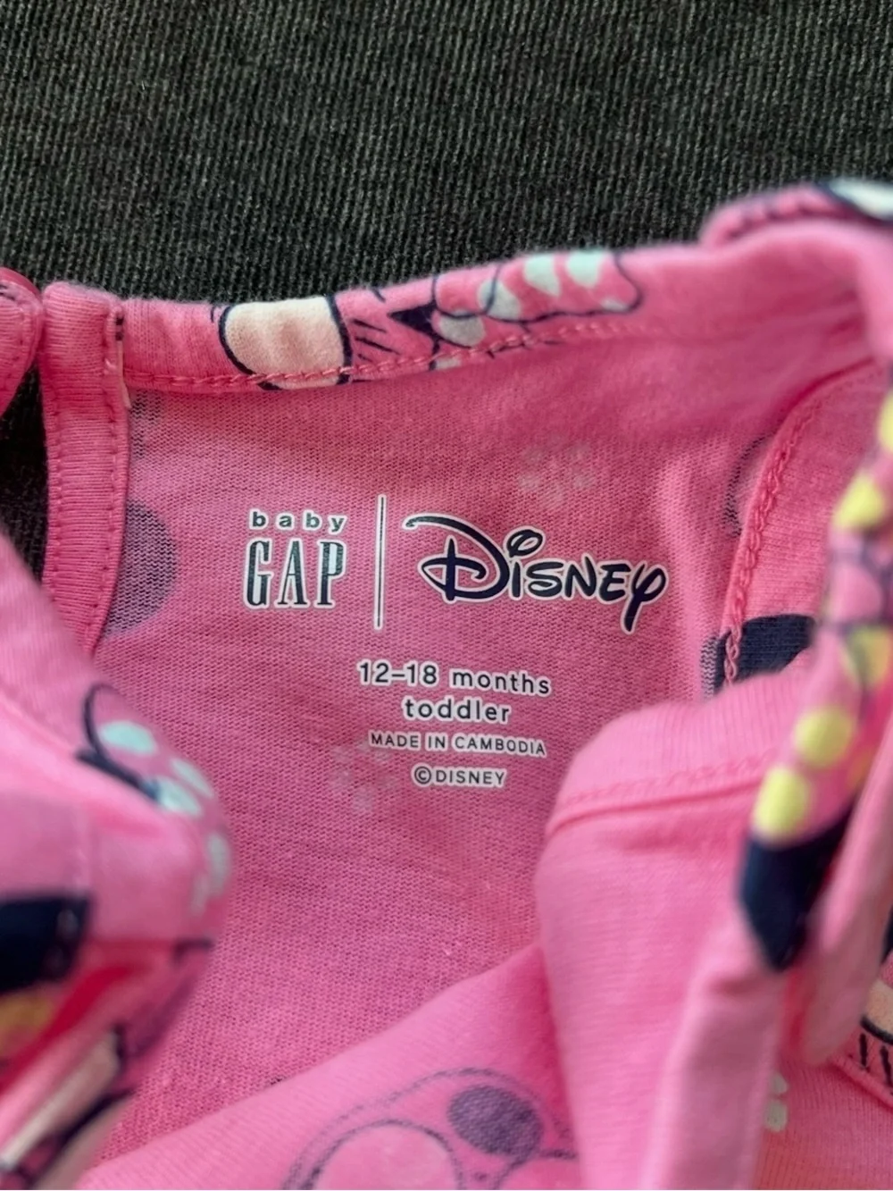 NWT Baby Gap X Disney Minnie Mouse Dress Size 12-18 Months